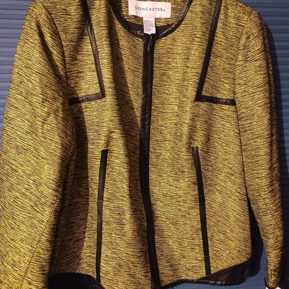 Doncaster green/black blazer size 18W